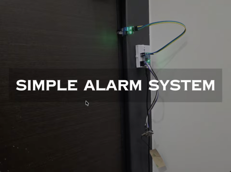 Project 7: Simple alarm system R1BBIT