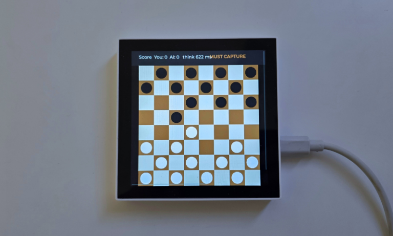 ESP32 Project 12- R1BBIT AI Checkers