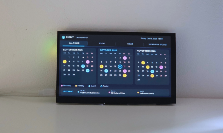 R1BBIT Daily Dashboard Calendar
